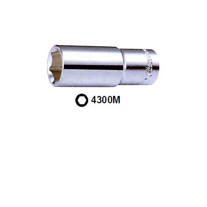 SKI - สกี จำหน่ายสินค้าหลากหลาย และคุณภาพดี | HANS ลูกบ๊อกยาว 1/2นิ้ว-6P-8mm #4300M